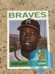 2000 Topps Chrome 1964 #11 of 23 Reprint Hank Aaron Braves
